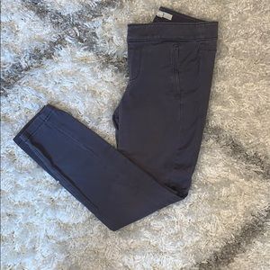 Loft Petite Gray Skinny Ankle Pants